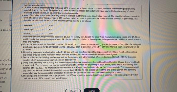 collections for January, February, and March, and for the quarter in total