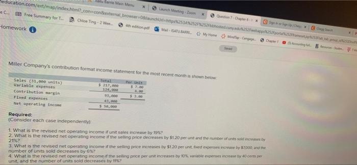u Barrie Main Menu X Launch Meeting-Zoom x Question 7-Chapter 6 x