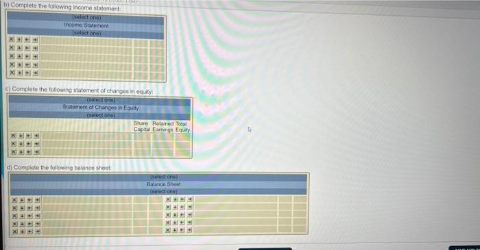 The transactions for the first month follow a. Allarco Inc. issued shares