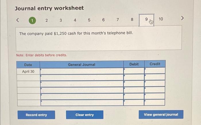 and computer equipment worth $30,000 in the company. April 3 The company