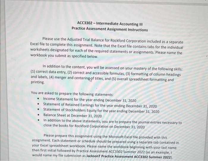 Eamings for the year ending December 31, 2020 Statement of Stockholders Equity