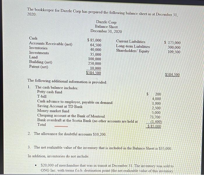 at the beginning of class on Wednesday December 1st. Only one student
