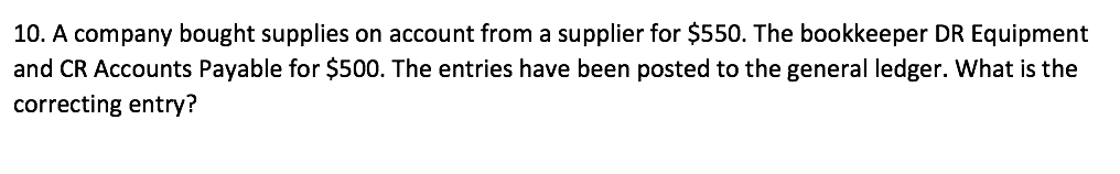 answer must be ONE journal entry. If a problem asks for impact
