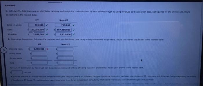 IT distributors and non-IT distributors. The IT distributor places small, frequent orders,