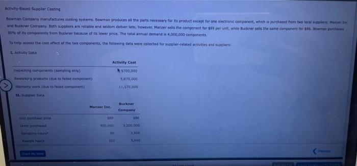 and the non- but tends to place large less frequent orders. Both