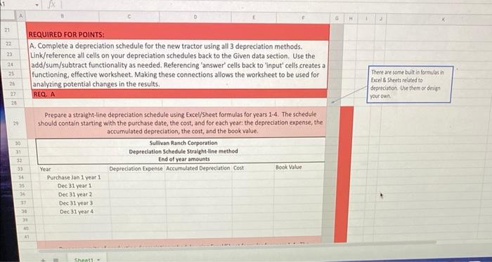 Make use of Excel/sheets capabilities by using as many formulas and functions