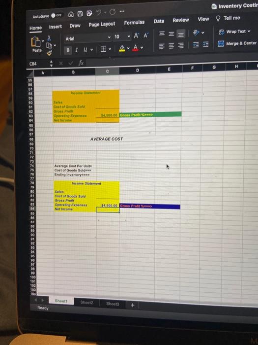 5 1-Oct Beginning Inventory 50 $150.00 6 8-Oct Purchase 50 $155.00 7