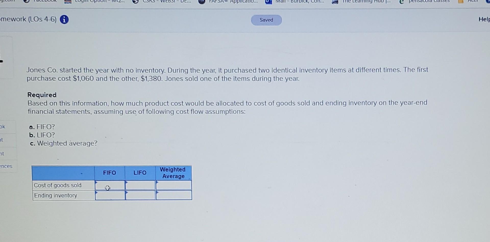 mework (LOS 4-6) Saved Mall Burbick, Con... The Learning Hu Jones Co.