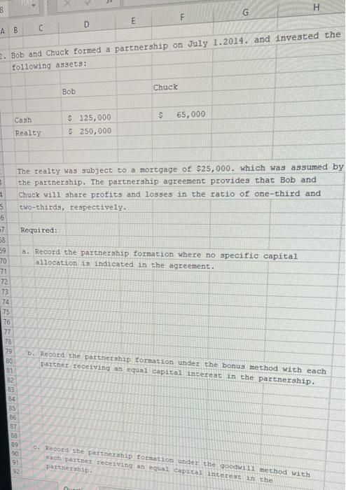 8 A B C > x D E F G H 2.