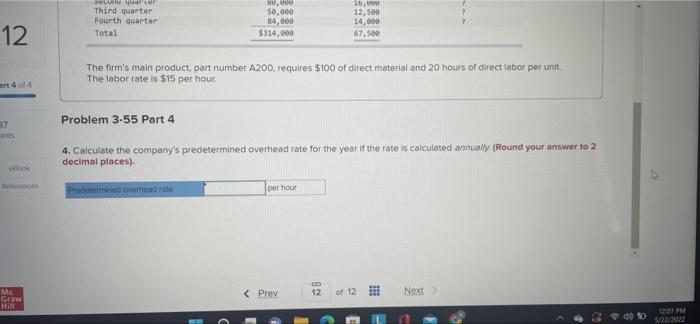 Rate; Different Time Periods; Pricing (LO 3-4) [The following information applies to