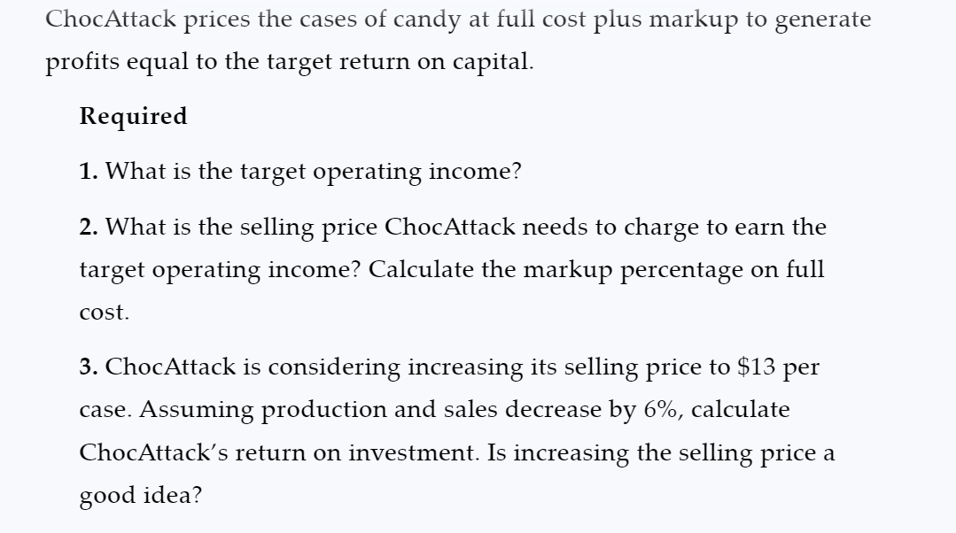 vending machines and sells them to vendors in cases of 30 bars.
