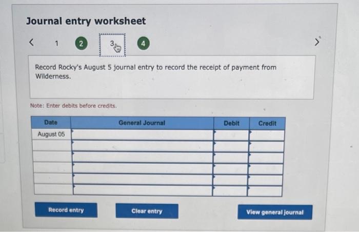 Wilderness sells. Rocky receives $2,500 per tour day, and shortly after the