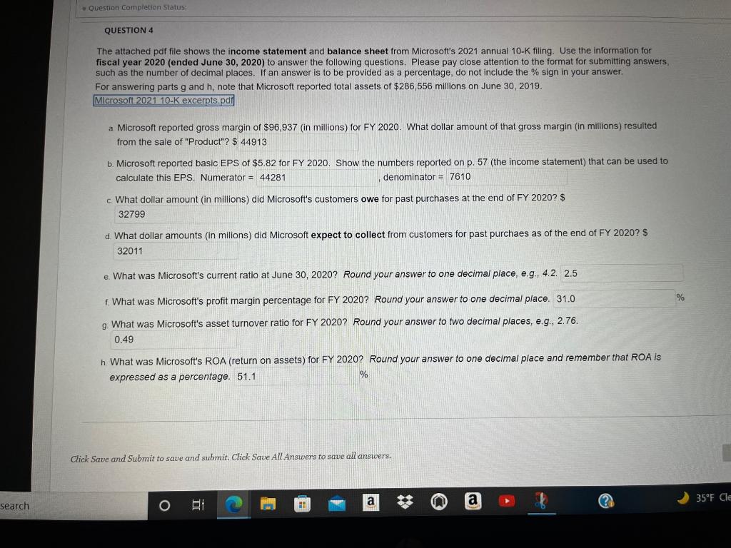 pay close attention to the format for submitting answers, such as the