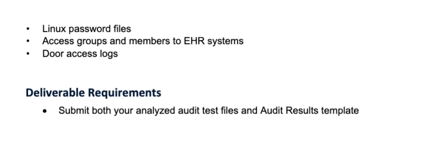 the next step is to ensure these controls are working. There are