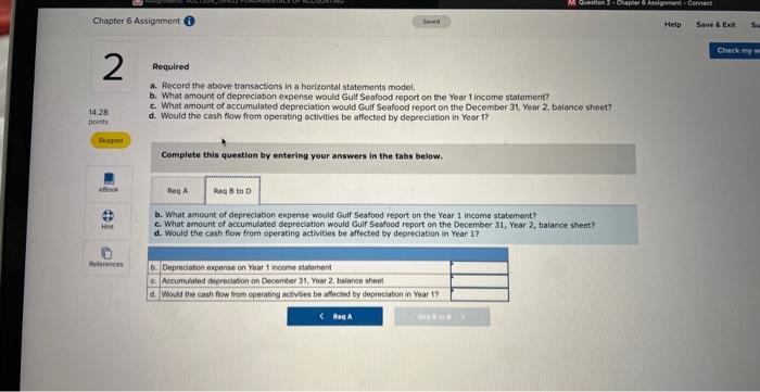the accounting equation and financial statements LO 6-2 The following events apply