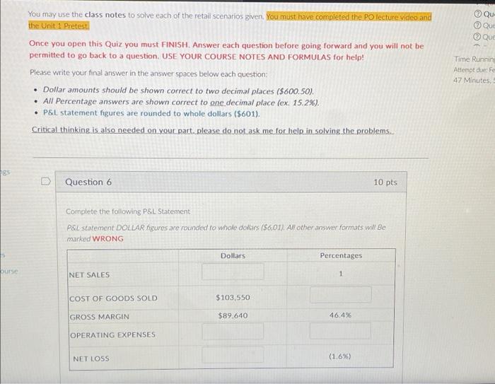 ngs You may use the class notes to solve each of the