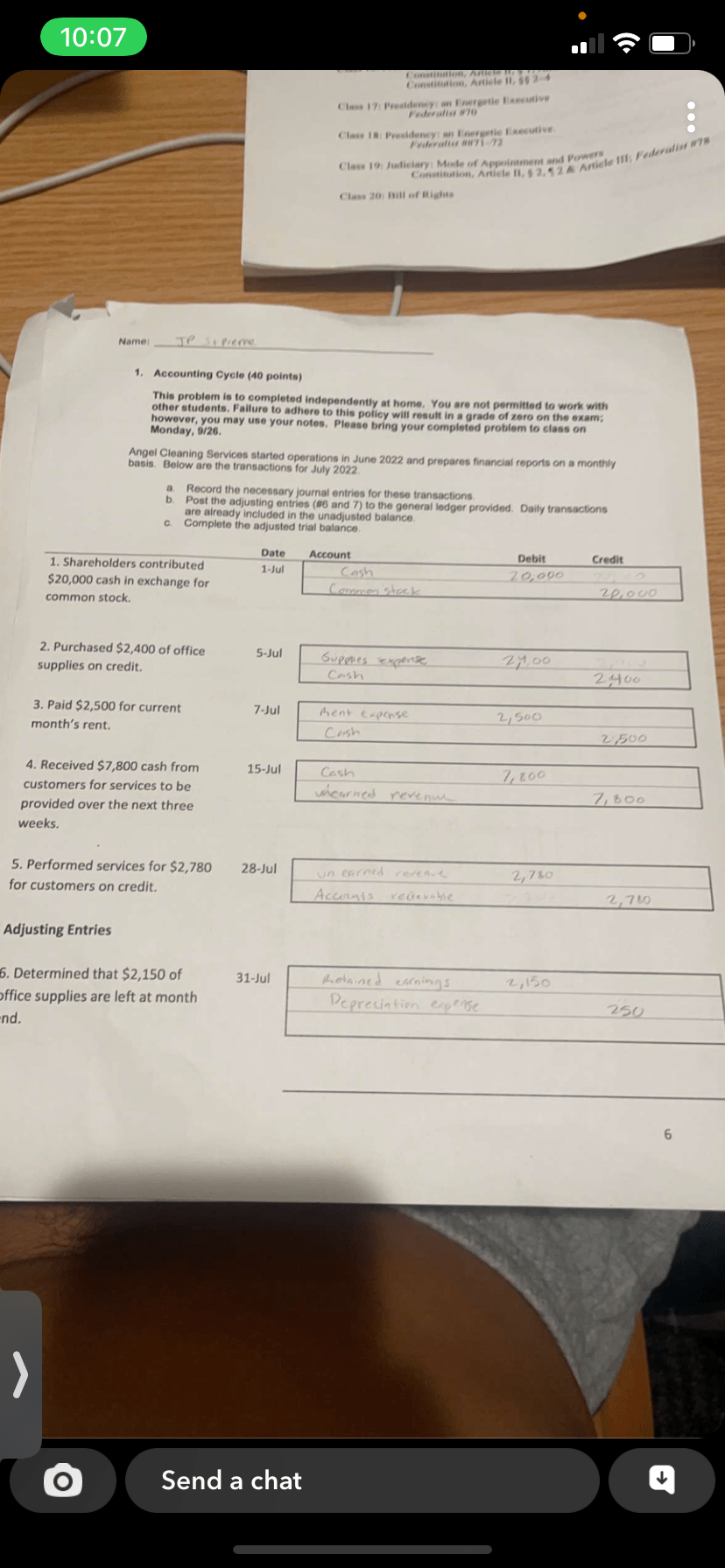 10:07 Name: JP S+ Pieme Constitution, Article II, Class 17: Presidency: an