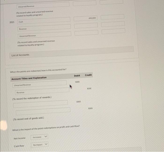 points to customers for every cash purchase that can be applied to