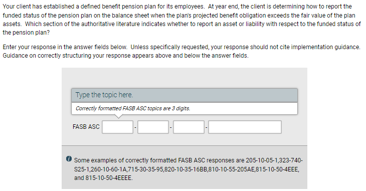 Your client has established a defined benefit pension plan for its employees.