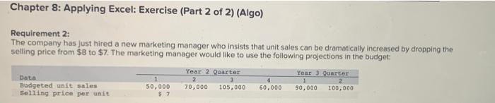 formulas in all cells that contain question marks. For example, in cell