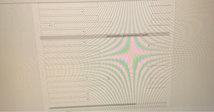 2020 Assets Total Liabilities and Stockholders' Equity $