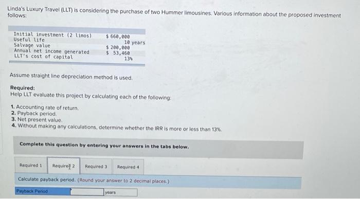 $ 774,000 424,000 1,209,000 1 Required: 1. Is Shaylee able to invest