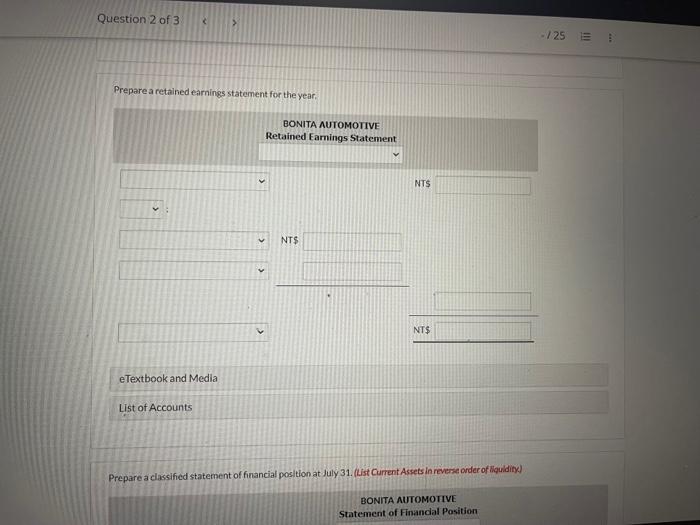 adjusted trial balance as of the end of its fiscal year is