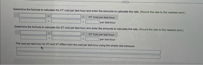 Vineyard calculates a rate per test-hour of $17 ($1,190,000 + 70,000 total