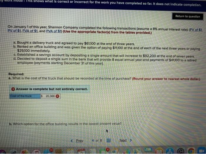388! This shows what is correct or incorrect for the work you