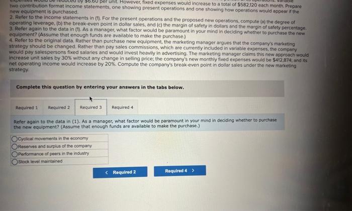 Variable expenses Contribution margin Fixed expenses Net operating income $ 1,078,000 754,600