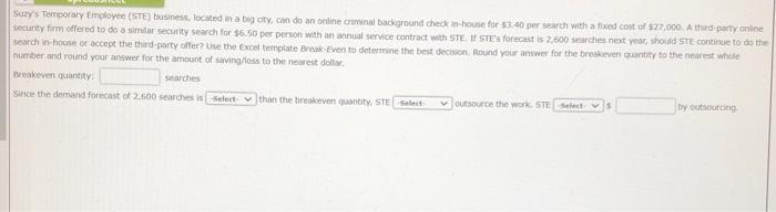 costs more. Profitability will depend on future demand. The following table presents