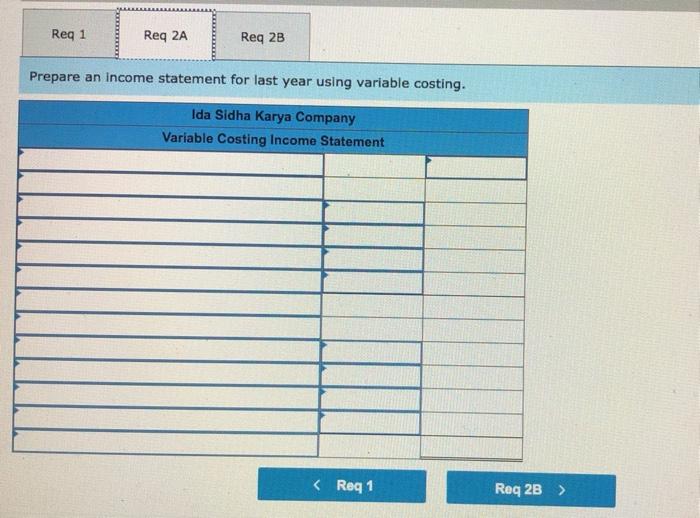 selling and administrative Fixed costs: Fixed manufacturing overhead Fixed selling and administrative