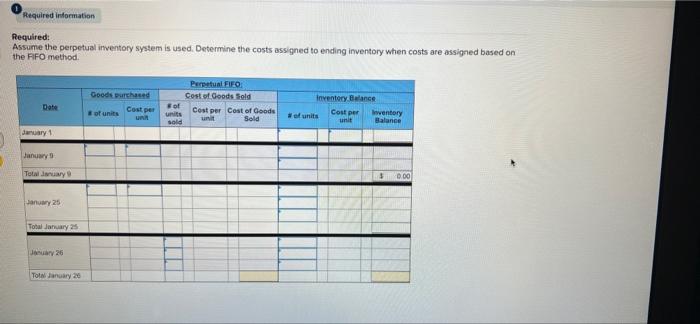 (5-7) The following information applies to the questions displayed below] A company