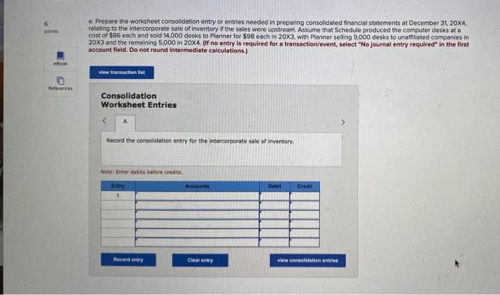 of $86 each and sold 14,000 of them to Schedule for $98