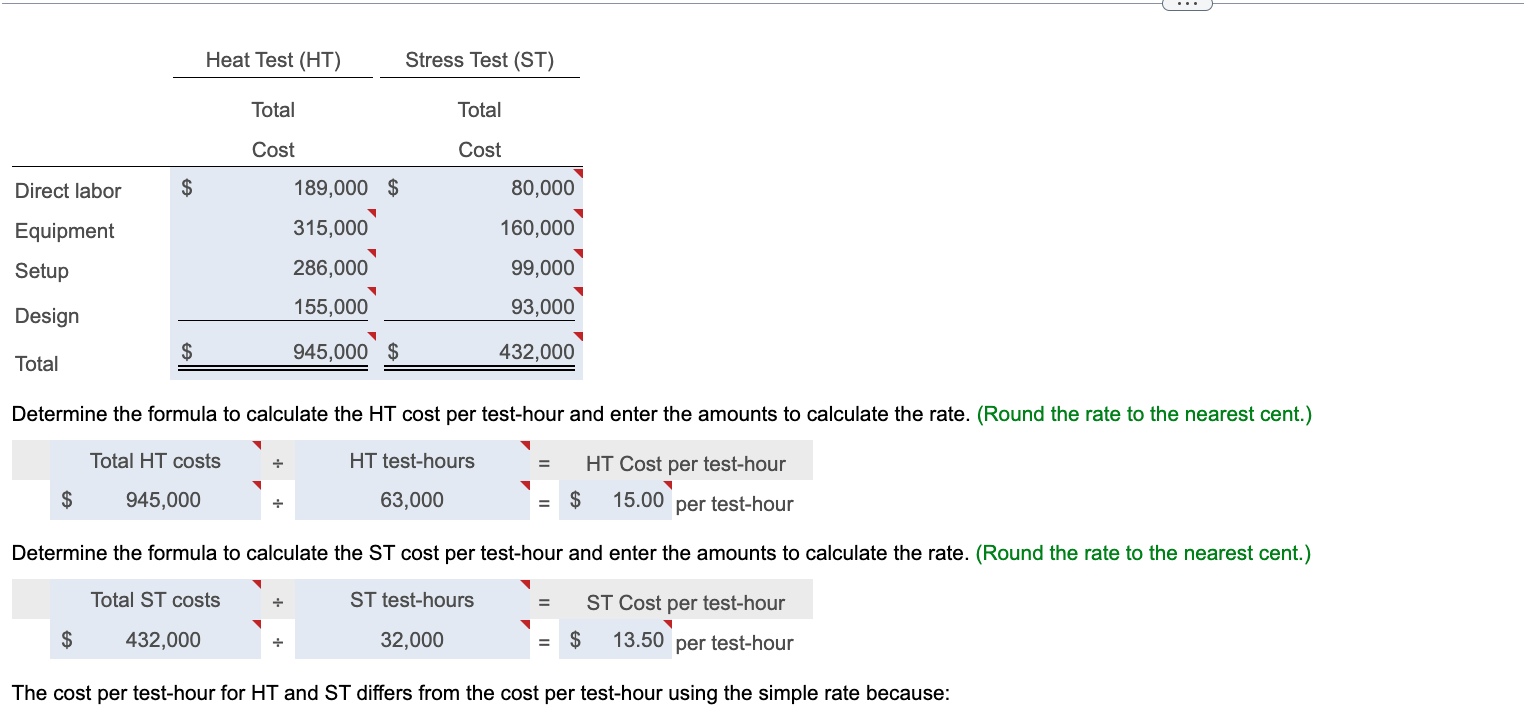 heat testing (HT) and stress testing (ST) on materials and operates at