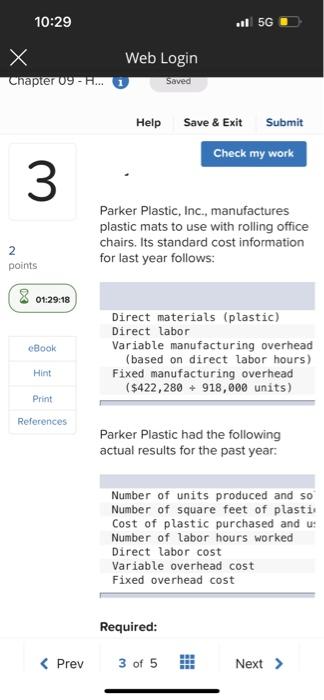 10:29 Chapter 09-H... Web Login Saved .5G Help Save & Exit Submit