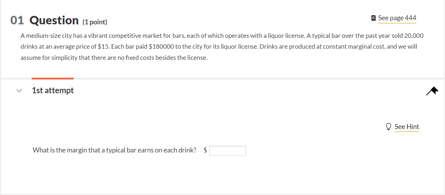 See page 444 01 Question (1 point) A medium-size city has a