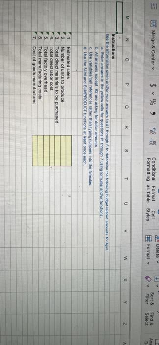 Merge & Centerv $ % 9 Delete v Conditional Format Cell Formatting
