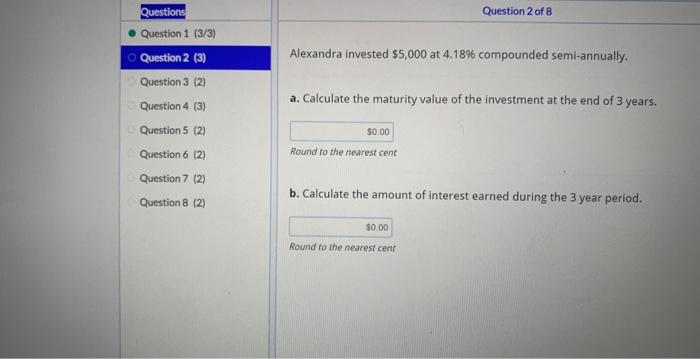Questions Question 1 (3/3) Question 2 (3) Question 3 (2) Question 4