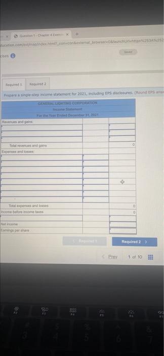 and multiple step [LO4-1, 4-3, 4-5] 5 The following is a partial