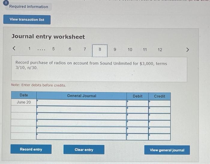 Radio World in full.. June 11 Sell radios to customers on account,