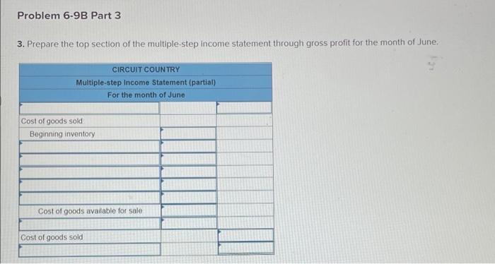 damaged radios to Sound Unlimited and receive credit of $500. June 28