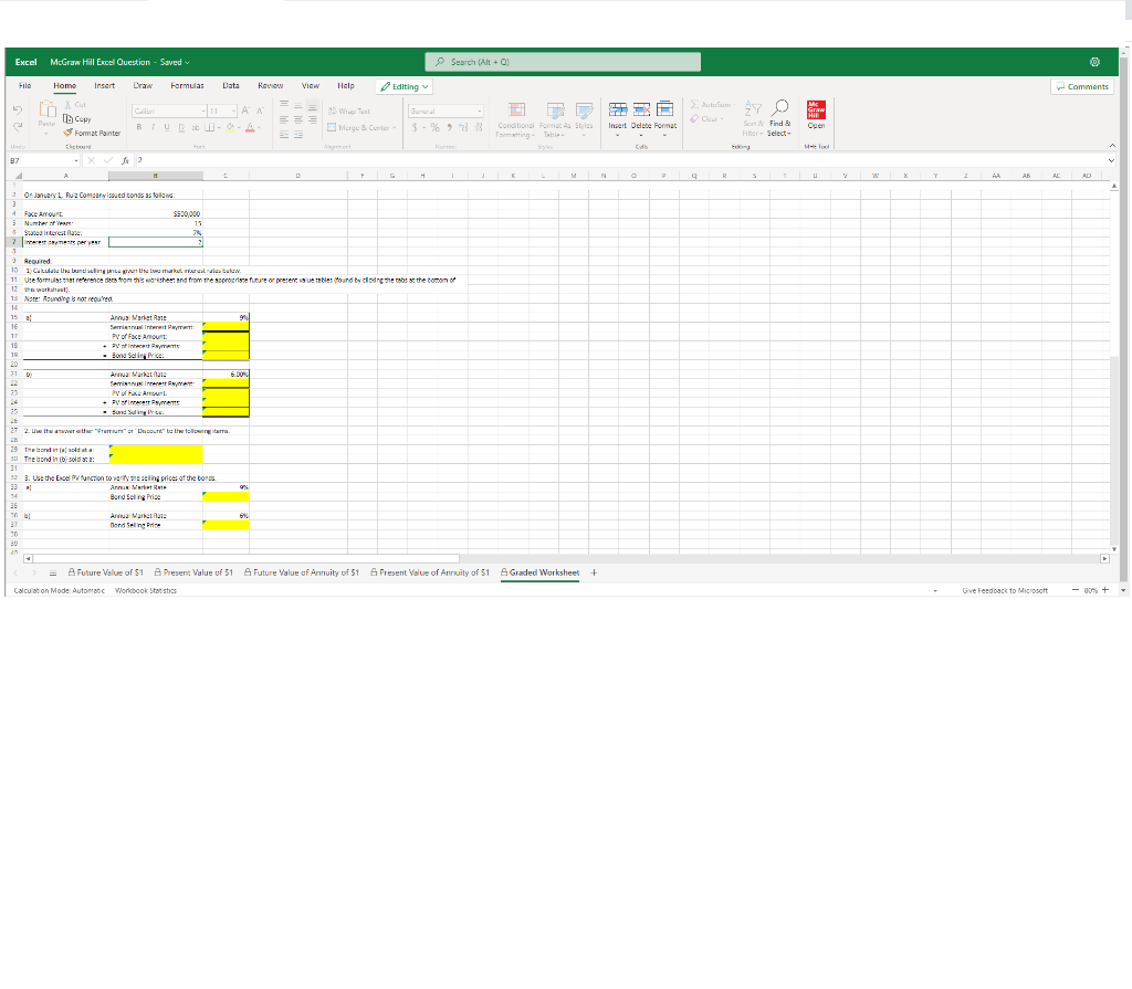 Formatting- Table- Insert Delete Format Sort & Find & Filter Select Port