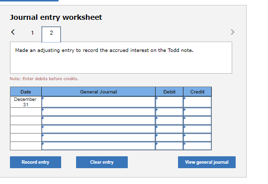 granting Danny Todd a time extension on his past-due account receivable. December