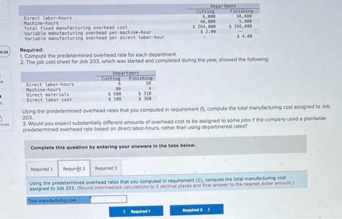 machine-hour Variable manufacturing overhead per direct labor-hour Required: 29 1. Compute the
