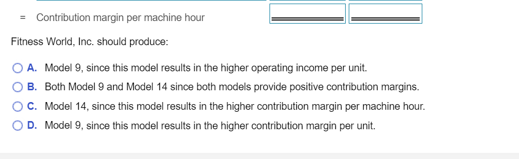 9 Marketing (all variable) 11.00 13.00 --