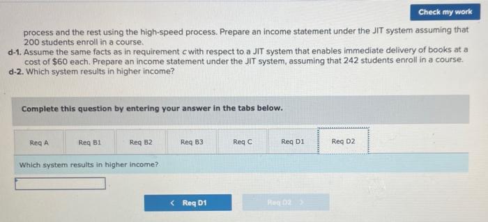 class. To ensure that enough books are available, CIA Review normally orders