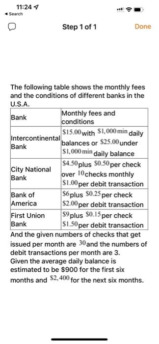 bank in which to open a checking account for your new part-time
