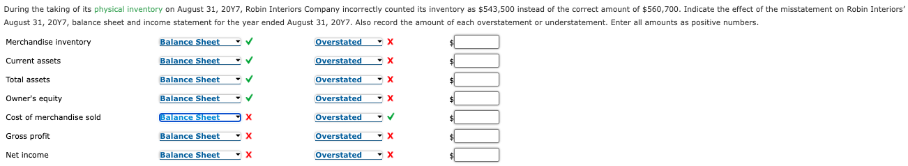 ( ), or equal (=)] for each comparison, assuming periods of rising