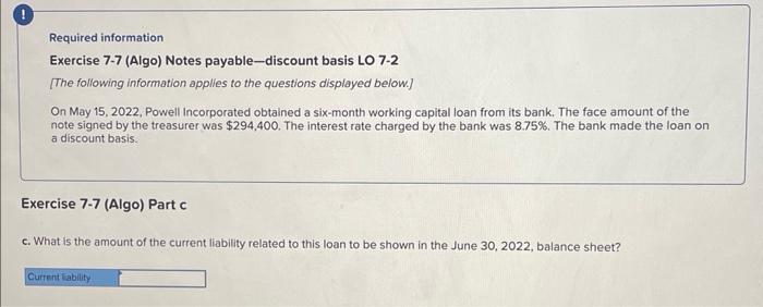 amount of the note signed by the treasurer was $294,400. The interest